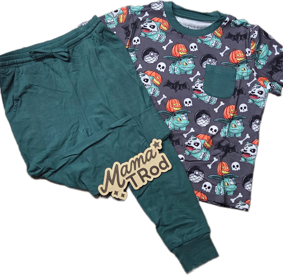 Poke Pumpkin - Pocket Tee and Joggers
