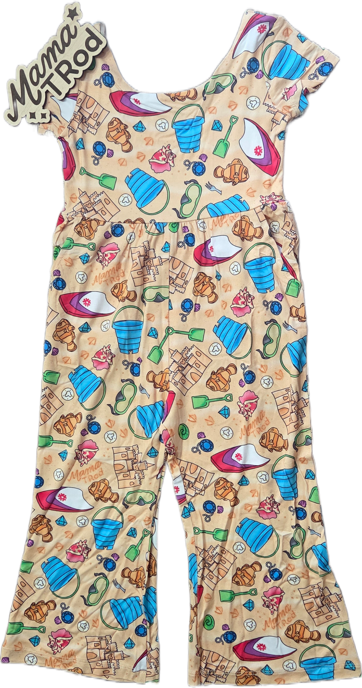 Magic on the Shore - Wide Leg Romper