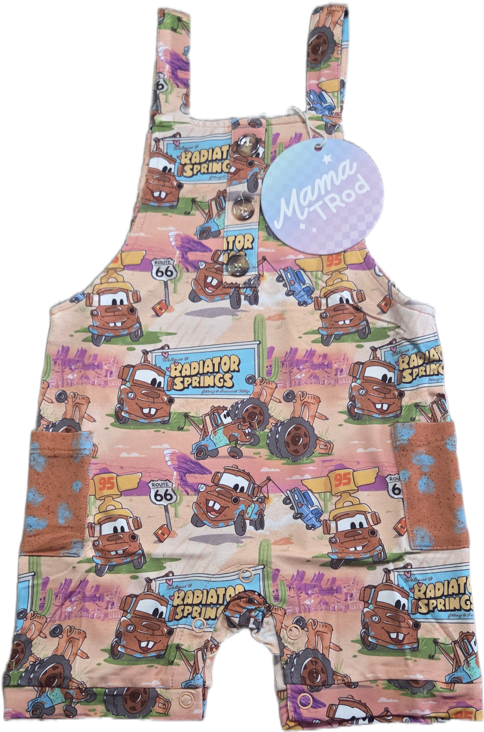 This Dadgum Print - Short Overalls