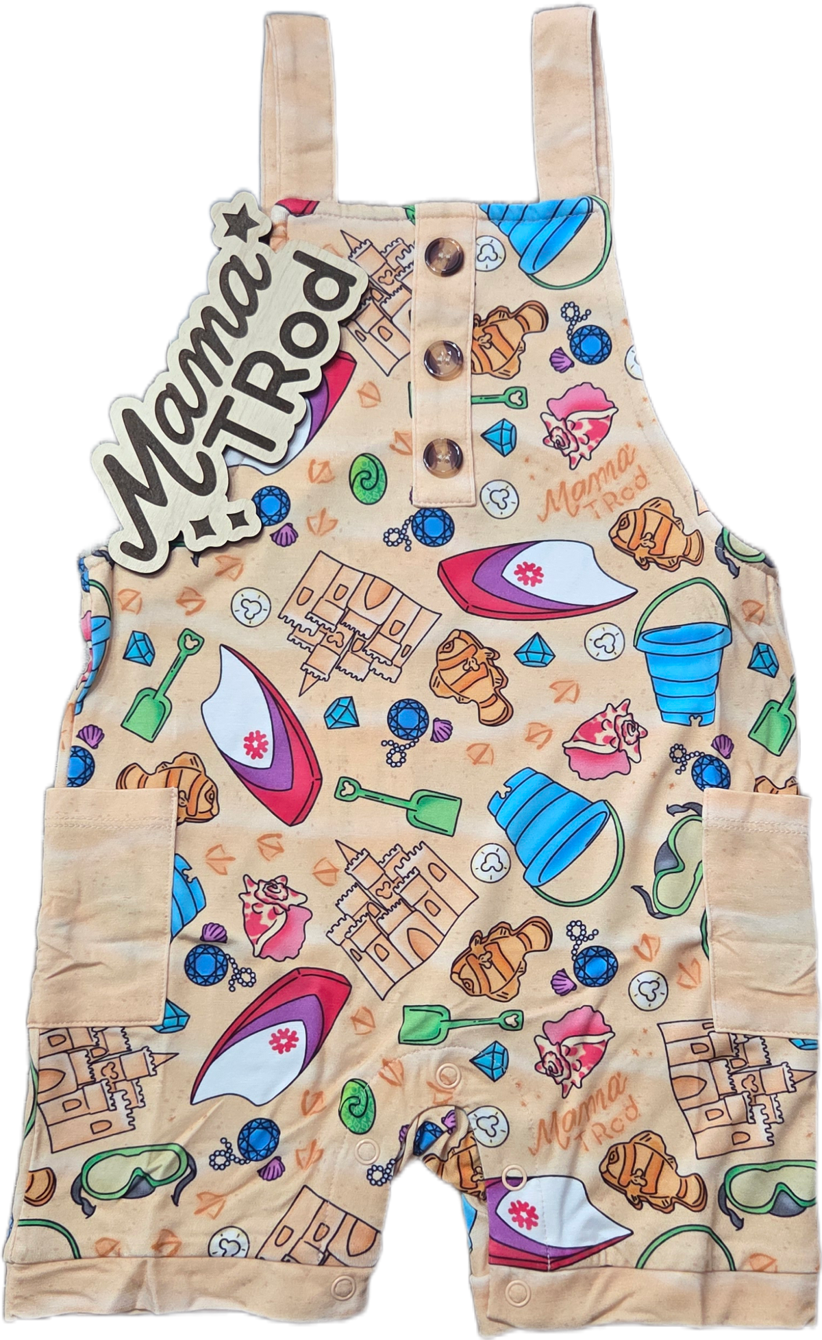 Magic on the Shore - Short Overalls