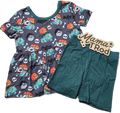Poke Pumpkin - Peplum and Bikers